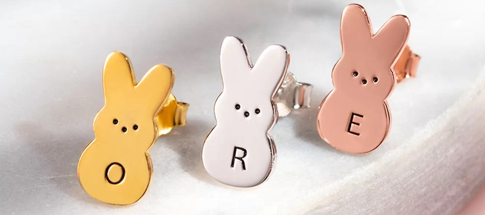 Show Your Love with Personalised Rabbit Earrings