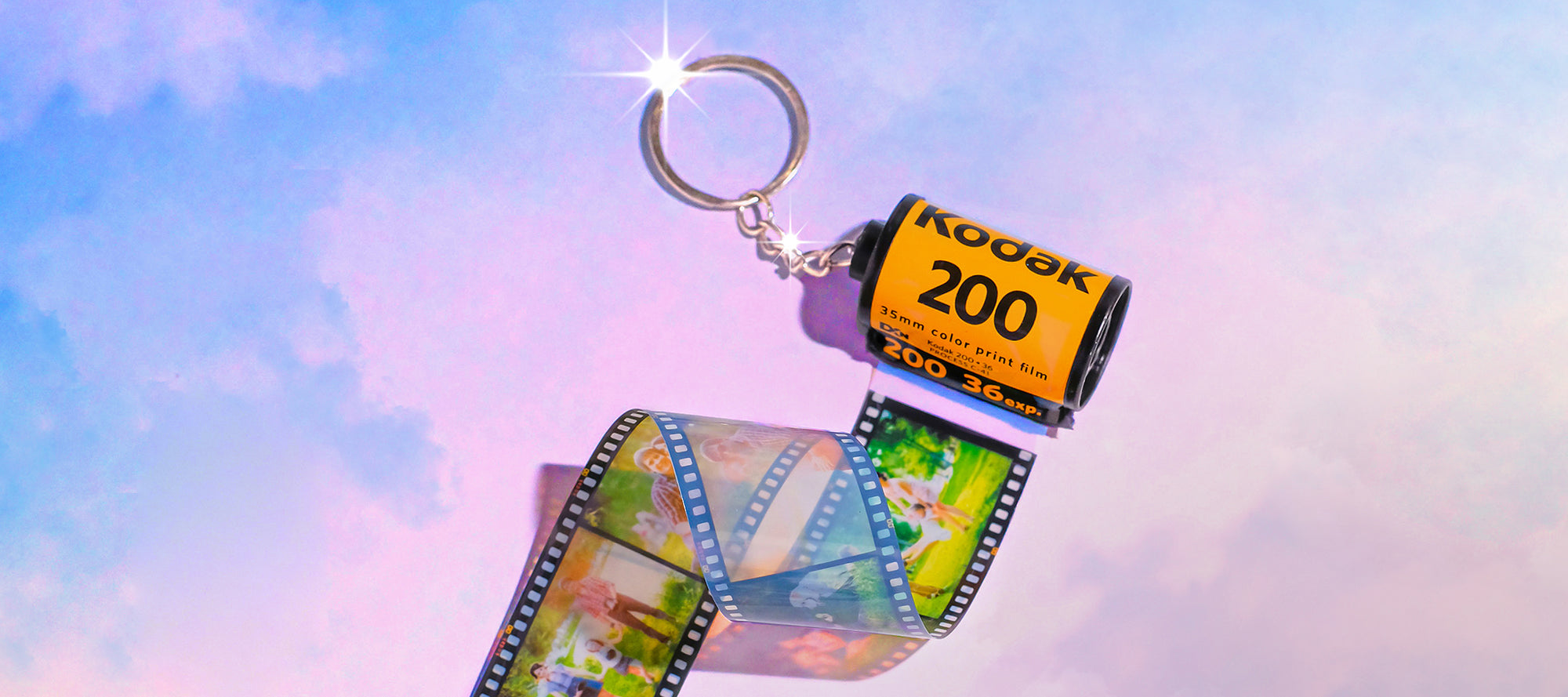 Keep your memories close with a Personalised Camera Roll Keychain