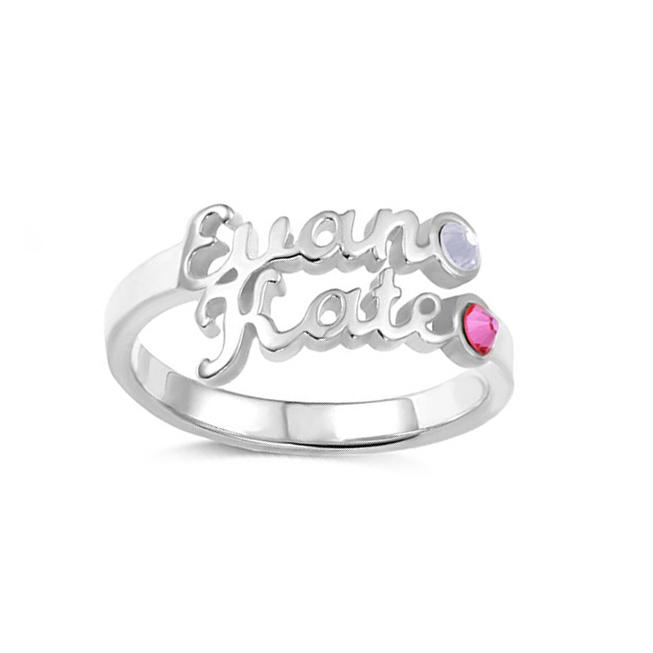 Double Name Ring